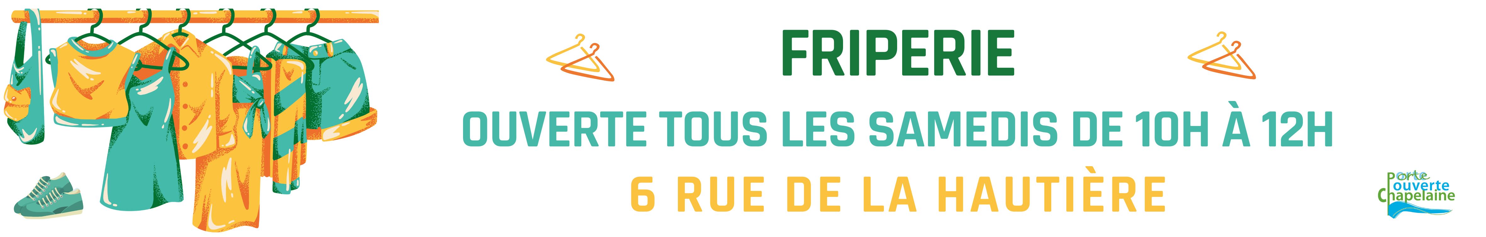 Les horaires de La friperie de l'erdre